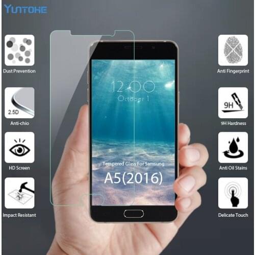 Front Screen Protector Tempered Glass For Samsung Galaxy A5 3 7 2016 Tempered Glass For Samsung Galaxy J1 3 2 5 2016 Glass 50pcs