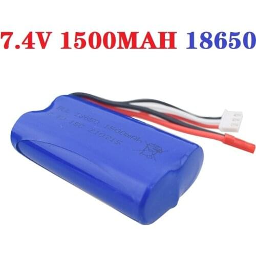 1/2/3/5/8/10pcs 7.4V 1500MAH 18650 LIPO battery for UD1601 UD1602 SG1603 SG1604 1:16 remote control flat sports car accessories