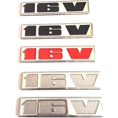 10pcsxFree Shipping Plastic 16V Auto Stickers Emblems Badges