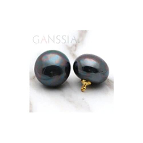 10pcs/lot Size:10-12mm Exquisite Black Pearl Buttons Resin Shank Button for Garment Sewing Accessories Decoration(SS-2268))