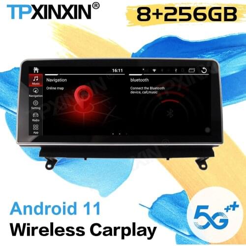 256GB 1 DIN Radio Receiver Android 11 Auto For BMW X5 X6 E70 E71 2008 2009 2010 2011 2012 2013 2014 GPS Video Player Head Unit