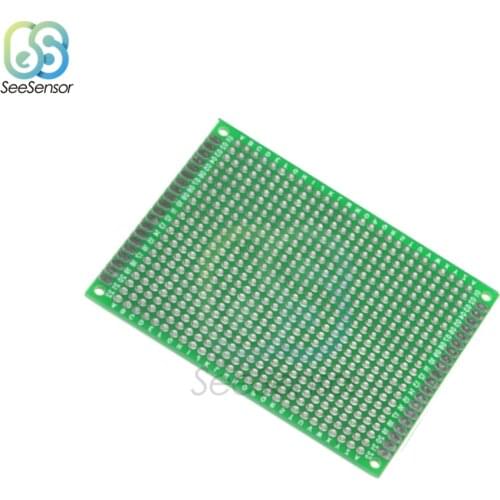 6x8cm Double Side Prototype PCB Universal Printed Circuit Board Protoboard Experimental Development Plate For Arduino