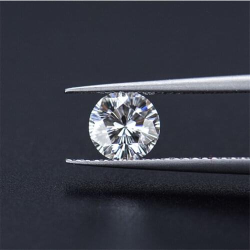 Geoki Passed Diamond Test Round 0.5-5 Ct D Color VVS1 Perfect Cherry Blossom Cut Moissanite Diamond Bead for Wedding Ring Making