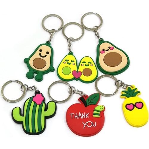 1pcs Cartoon Pendant Keychain Action Figure Key Ring Holder Kid Gift Trinkets Key Cover Accessory Jewelry