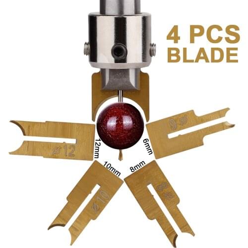 Premium Beads Drill Bit Carbide Ball Blade Woodworking Milling Cutter Molding Tool Beads Router Bit Drills Bit Set