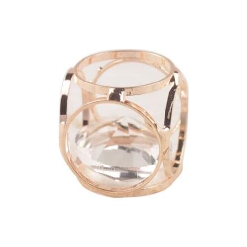 20pcs Clear Rhinestone Blingbling Beads Charms