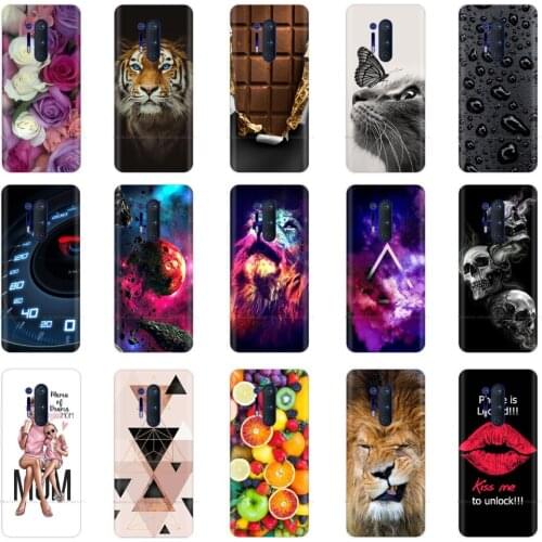 For OnePlus 8 Pro Case Soft TPU Silicone Back Cover For OnePlus 8 One Plus 8 Pro Case Ultra Thin Shockproof Protective Shell Bag