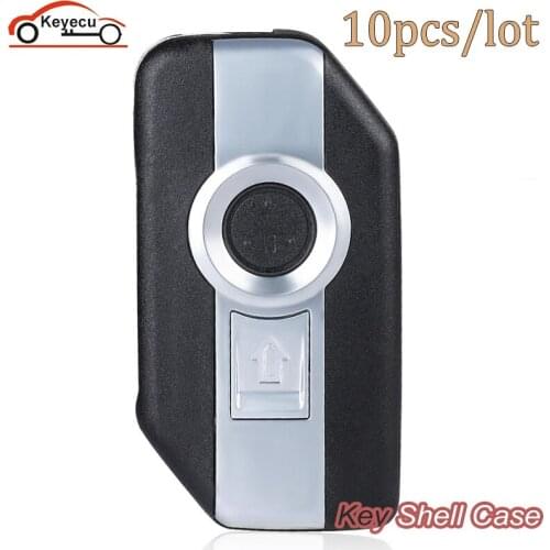 KEYECU 10PCS Motorcycle Remote Key Case for BMW 1200GS ADV RS XR 750GS K1200S R1200R K1600GTL HP4 K1200R R1200RT R1200GS K1600B