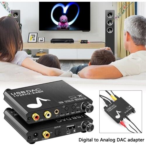 Digital to analog converter USB sound card digital converter