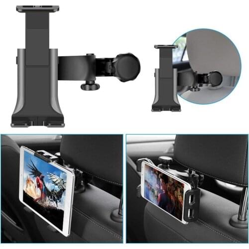 Mobile phone and tablet holder Rotating Headrest Mount Stand car back seat support 7'' 10.1'' for Ipad for samsung for Huawei