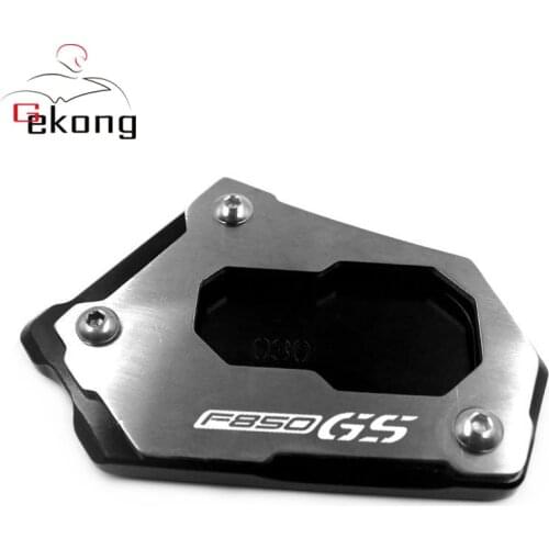 For BMW F850GS F 850 GS F850 GS 2018 2019 Motorcycle Accessories CNC Aluminum Kickstand Sidestand Stand Extension Enlarger Pad