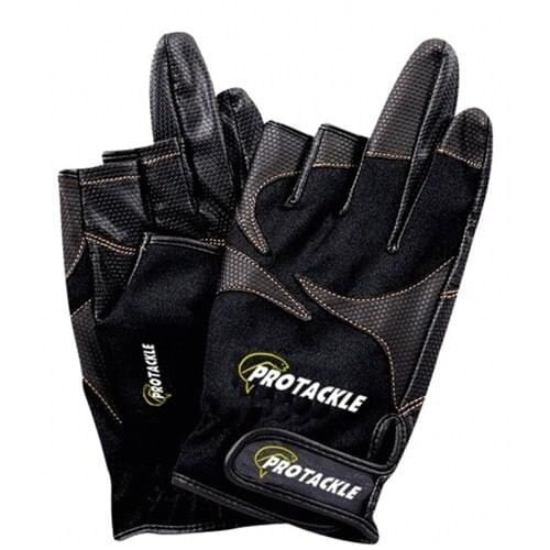 Double fishing gloves men women outdoor fishing Anti-slip 3 cut finger sports fishing equipment Protackle Fishing Gloves Xl