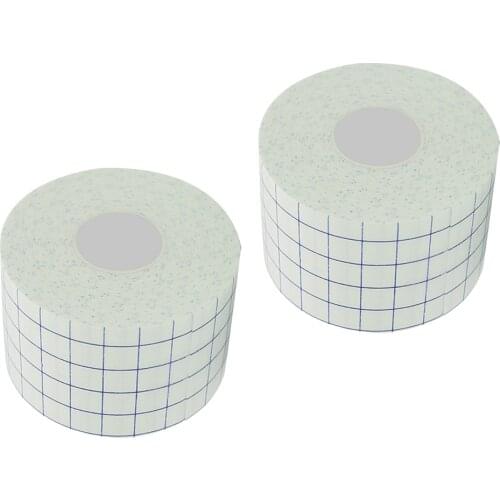 2pcs Stretch Adhesive Bandage Retention First Aid Soft Dressing Tape White
