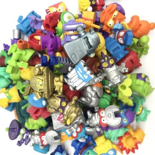 Superzings Series 1 2 3 4 5 Garbage Rubber Cartoon Anime Action Figures Toy Collection Model Rubber Toy for Kids Gift