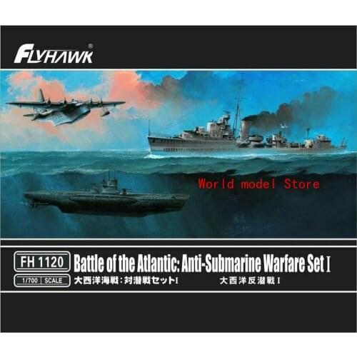 Flyhawk FH1120 1/700 Battle of the Atlantic : Anti-Submarine Warfare Set I