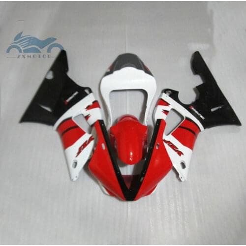 Customized motorcycle fairings Kit Fit for YAMAHA 2000 2001 YZFR1 YZF R1 00 01 aftermarket ABS fairing set red black bodywork