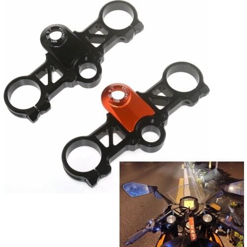 Motorcycle CNC Front Fork Lowering Triple Tree Front End Upper Top Clamp For KTM RC390