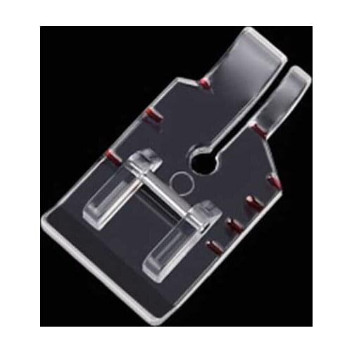 Pulaqi 1PCS Quarter Quilting No Flap Sewing Accessories DIY Craft Plastic One Quarter Inch Presser Foot Household Sewing Machine