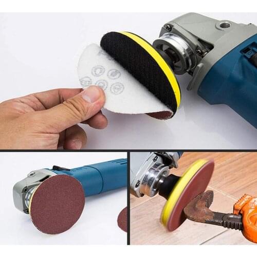 3" Sanding Discs Headlight Restoration Sandpaper Aluminum Oxide Sander Pad For Furniture Grinding Jade Polishing Metal Grinding