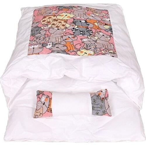 Cat Sleeping Bag Cat Winter Warm Mat Pet Kennel Dog Mat Thickening Sleeping Bag Nest Pet Closed Removable Washable