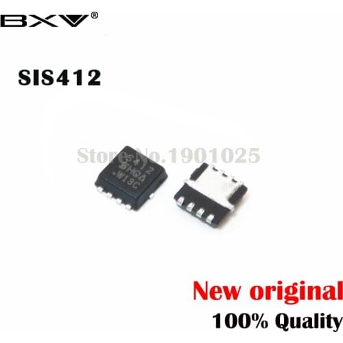 10pcs SIS412DN SIS412 S412 QFN-8 MOSFET new original