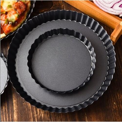 8/10/12 inch Cake Pie Tarts Moulding Pizza Tray Holder Dish Baking Pan Non-stick Ovenware Aluminum Alloy Bakeware Nonstick