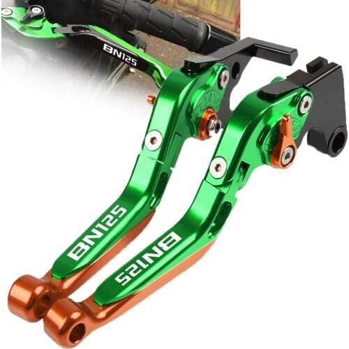 CNC Aluminum For KAWASAKI BN125 Motorcycle Folding Extendable Brake Clutch Levers BN 125 2003 2004 2005 2006 2007 2008