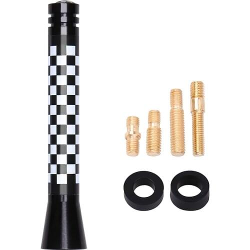 Car Antenna, 3.0 Inch Sports Short Antenna for Truck, Carbon Fiber Bullet Antenna for Toyota, Ford, Chevrolet, Honda, Nissan, VW