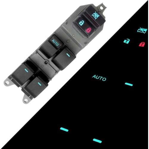 Car LED Power Single Window Switch for Toyota RAV4 Camry Corolla Left Driving Backlight