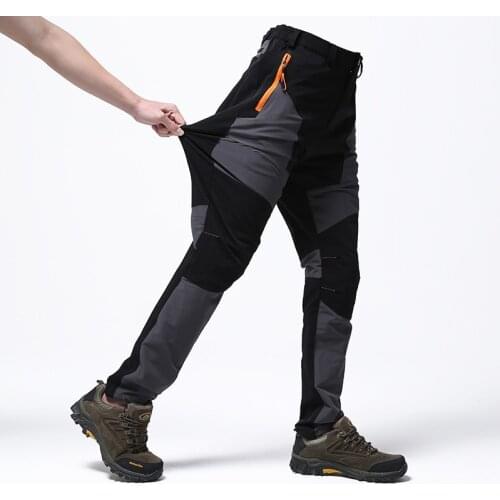 TWTOPSE Men Elastic Water Resistant Running Pants Breathable Durable Sports Hiking Camping Cycling Bike Bicycle Pant Trousers