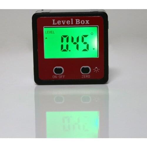 Digital Inclinometer Spirit Level Protractor Angle Gauge Meter Bevel Level Box with Magnet L69A