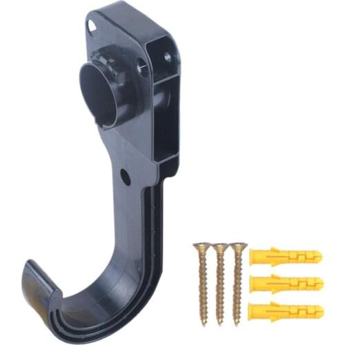 Cord Holder EV Charger Nozzle-Holster Dock and J-Hook Combination for J1772 Connector