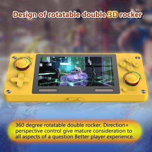 A380 Retro Video Game Console Portable Game Player 4.0 Inch IPS Screen Handheld Game Console Android Built In 10000 Games