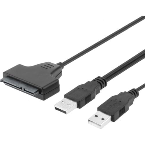 USB 2.0 to SATA 22Pin Adapter Cable for 2.5inch HDD Laptop Hard Disk Drive HDD SSD External Hard Drive Converter Wire