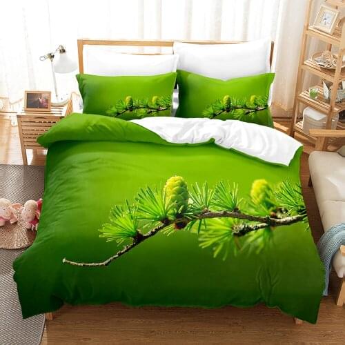Beauty Tree and Flower Bedding Set Single Twin Full Queen King Size Tree Bed Set Childrens Kid Bedroom Duvetcover Sets 3D 010