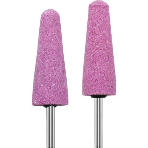 6mm Cone Abrasive Mounted Stone For Dremel Rotary Tools Grinding Stone Wheel Head Dremel Tools Accessories