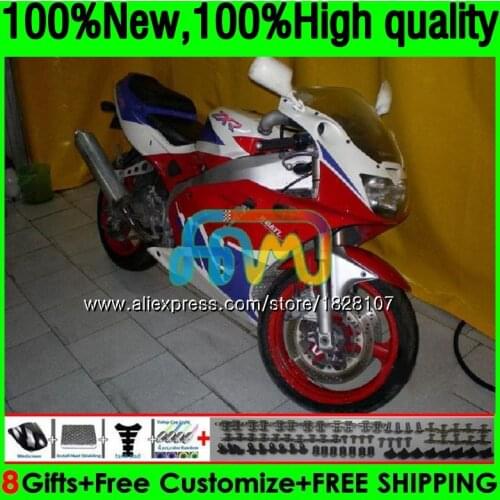 Body For KAWASAKI Bodys ZXR 400 ZXR400 91 92 93 94 95 96 161BS.35 ZXR-400 1991 1992 1993 1994 1995 1996 Red silver Fairing kit