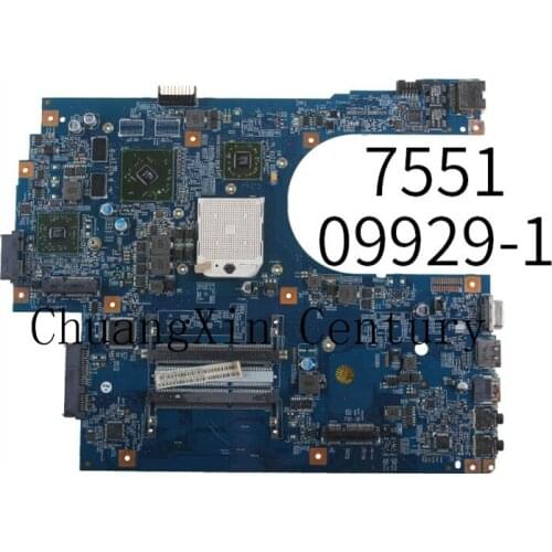 For JE70-DN MB 09929-1 48.4HP01.011 MBBKM01001 Main board For acer aspire 7551 7551G laptop motherboard 100% fully tested