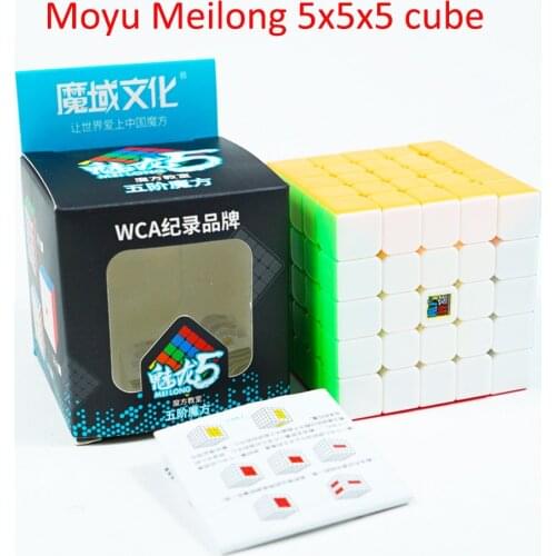 Moyu Meilong 5x5x5 Magic Cube Meilong Puzzle Cubo 5x5 Magic Cube MEILONG 5x5x5 Speed Cube Moyu 5x5 Cubo Magic 5x5x5 Puzzle Cube