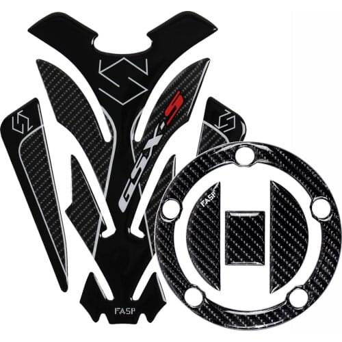 5D Carbon Fiber Motorcycle Fuel Tank Pad Decals Gas Cap Sticker For SUZUKI GSXR600 750 1000 1300 GSXR 1000 K3/K4/K5/K6/K7/K8/K9