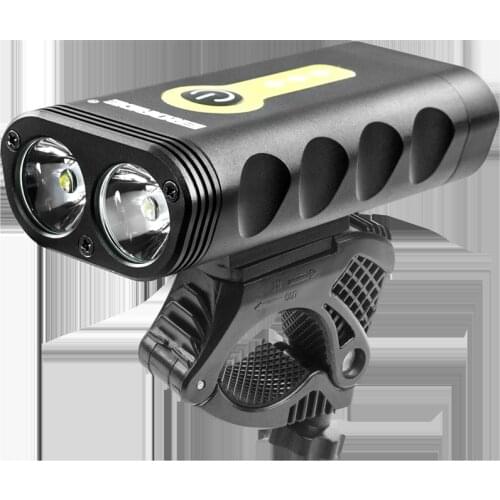 New Store Bike Light Bicycle Accessories Outdoor Sports Equipment Aluminum Alloy Rechargeable Night Riding High Light Flashlight