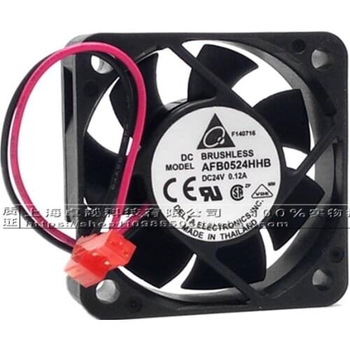 New Original Frequency Converter Fan AFB0524HHB DC24V 0.12A Double Ball Axial Fan