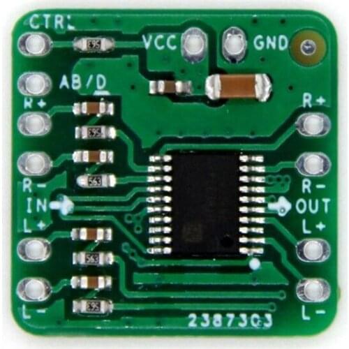 Differential Power Amplifier Board 2x10W Digital Class D Audio Power Amplifier HT8696 Differential Input 3.6-8.5V