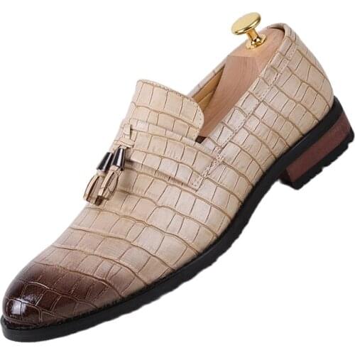 Qian eu love Mens Leather Shoes