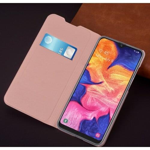 Slim Wallet Case For Samsung Galaxy A10 SM-A105 / A10e SM-A102U Phone Sleeve Bag Mask Flip Cover With Card Holder Business Purse