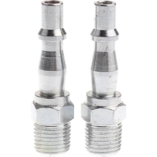 10 Pieces Pneumatic Air Quick Connectors Coupling Adapter Threaded Couplers Replacement Tackles for Fisherman