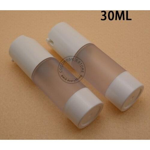 20PCS 30ML Empty Frosted Airless bottle, dull polish Vacuum Bottle, Airless Pump Bottle Refillable Lotion bottle