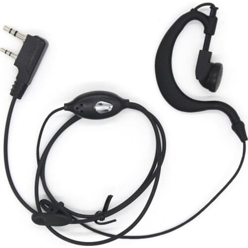 5Pcs Mic Headphone Walkie Talkie Earpiece Baofeng Headset for UV-5R UV-5RE UV-6R