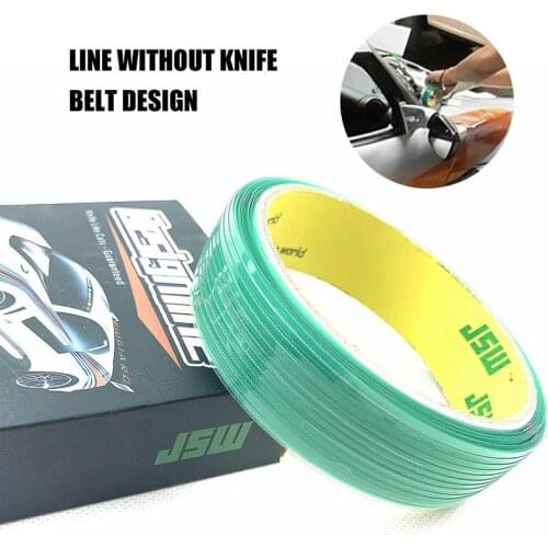 50M Line Car Sticker Packaging Carbon Film With Cutting Knife Without Knife Belt Design Tool Package Auto Supplies