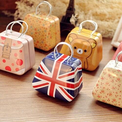 Free shipping 500 pcs MINI handbag tin box , tin case , L3.5*W5*H3.5(cm)